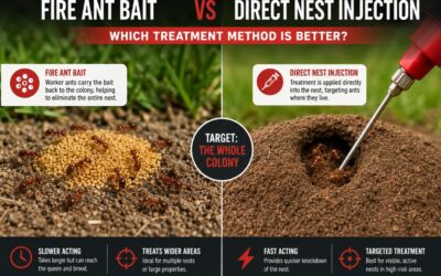 Fire Ant Bait vs Direct Nest Injection: Which Treatment Method Is Better?