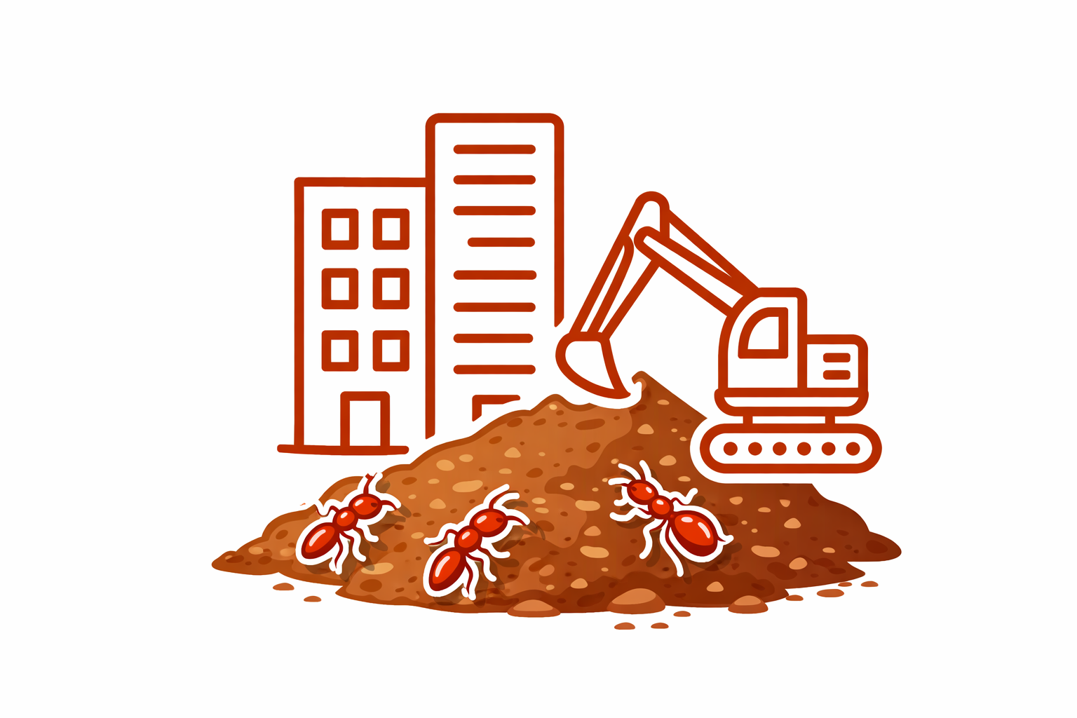 construction site fire ant treatment